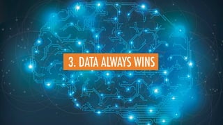3. DATA ALWAYS WINS
 