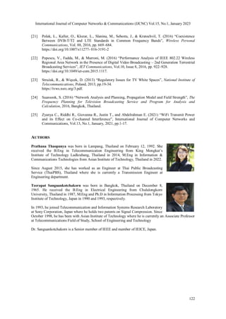 International Journal of Computer Networks & Communications (IJCNC) Vol.15, No.1, January 2023
122
[21] Polak, L., Kaller,...
