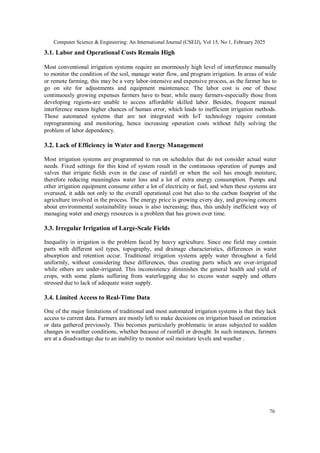 Smart Agriculture Irrigation System using IoT | PDF