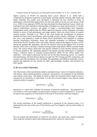 A Comparison of ML Algorithms for Predicting Breast Cancer Risk using ...