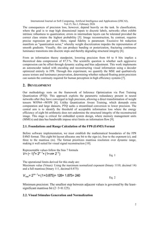 ANALYSIS OF THE IMPACT OF EIGHT-BIT REDUCED PRECISION ON IMAGE ...