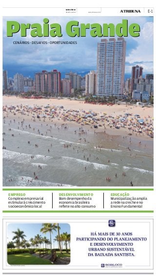Caderno Especial - Jornal A Tribuna de Santos 06/12/2012