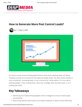 How to Generate Leads for Pest Control?.