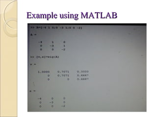 Eigenvalues and Eigenvectors | PPT