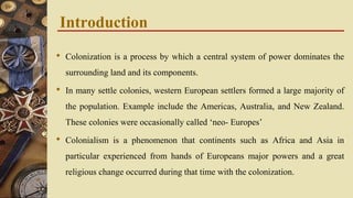 colonization and religion in the third world country | PPT