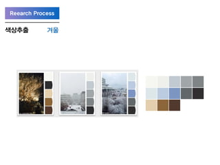 Reearch Process
색상추출 겨울
 