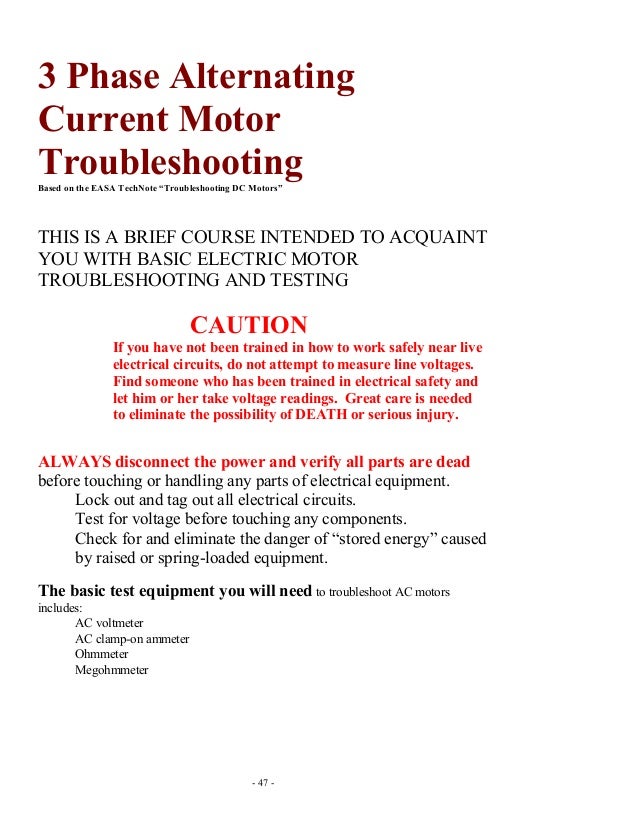 151706423 maintenanceandtroubleshootingofelectricmotors