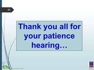 45
Thank you all for
your patience
hearing…
 