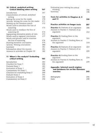 Critical Thinking Skills Palgrave Study Skills New Edition Cottrell | PDF