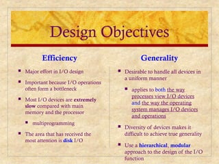 Chapter 11 I/o management - William stallings .ppt