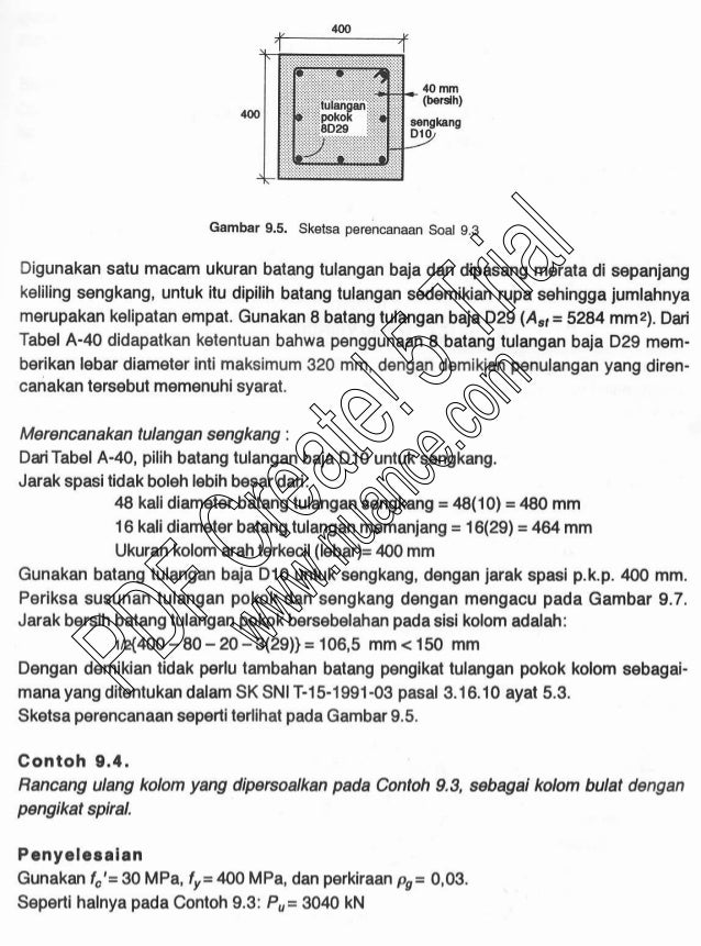 Soal Dan Penyelesaian Struktur Beton 2 Berbagai Struktur