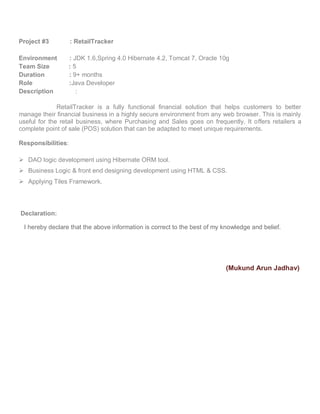 Java Developer 2.2 years experiernce | PDF