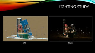 LIGHTING STUDY
DAY NIGHT
 