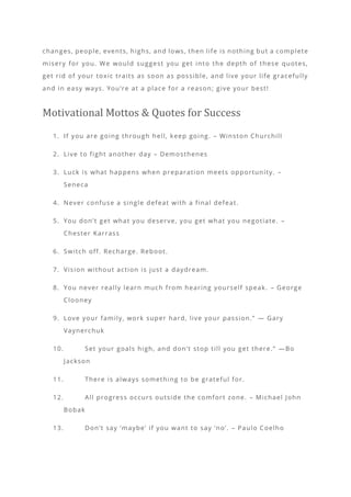 151 inspiring life mottos and quotes to live by | PDF