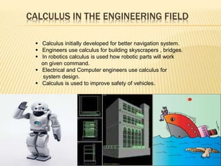 Application of real life in calculus | PPT