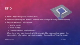 RFID application | PPTX