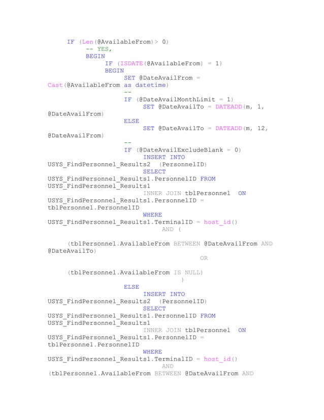 Seistech SQL code | PDF