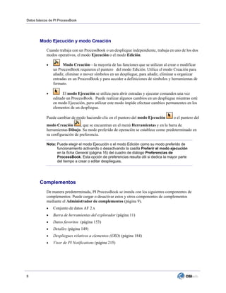 P Processbook 152141741 pi-process book-user-guide-es | PDF