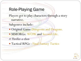 Videogame Genres | PPT