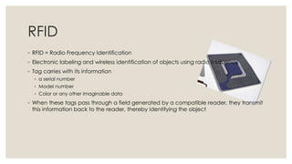 RFID AND ITS APPLICATION | PPTX