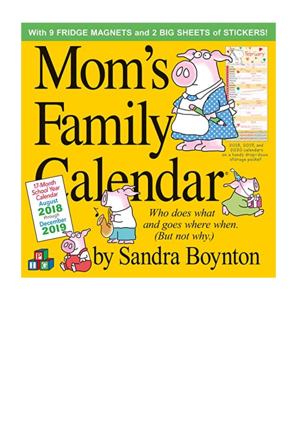 Mom s Family Wall Calendar 2019 PDF Sandra Boynton Mom s Family Wall Calendar 2019 PDF Sandra Boynton