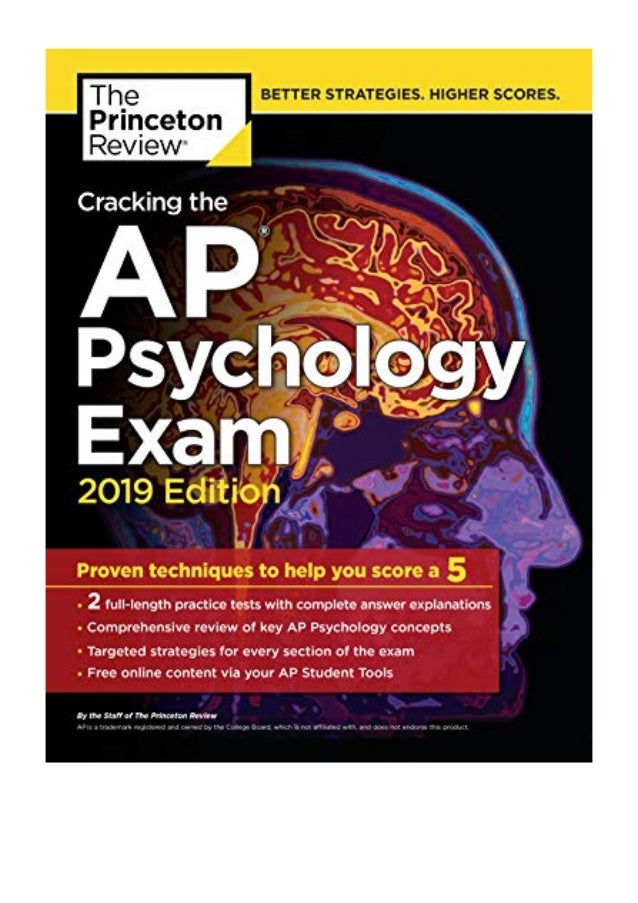 Cracking the AP Psychology Exam, 2019 Edition PDF - Princeton Review …