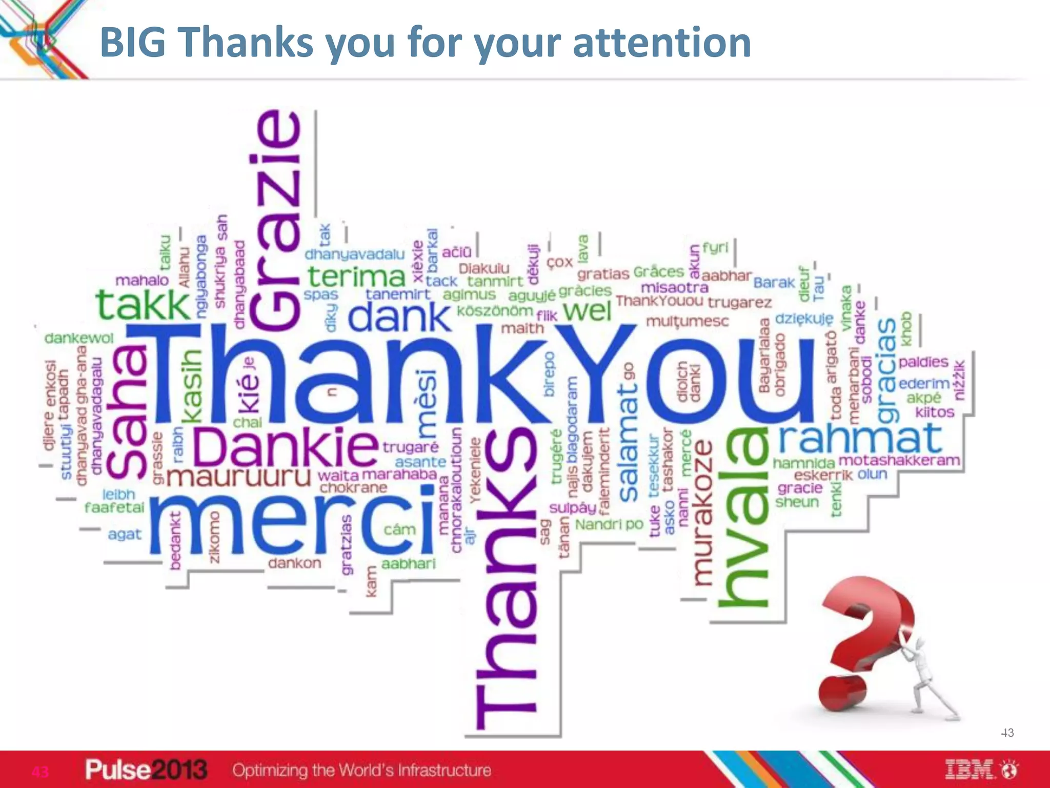 BIG Thanks you for your attention




                                         43


43
 