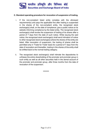 ¼ããÀ¦ããè¾ã ¹ãÆãä¦ã¼ãîãä¦ã ‚ããõÀ ãäÌããä¶ã½ã¾ã ºããñ¡Ã
Securities and Exchange Board of India
Page 11 of 11
C. Standard opera...