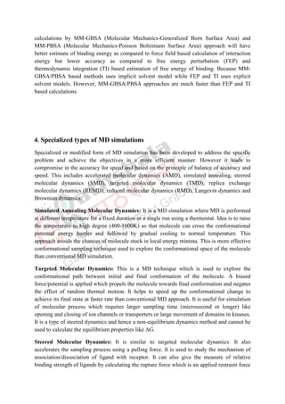 Molecular dynamics for beginners as lecture notes. | PDF