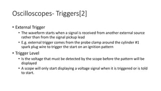 Oscilloscopes and Scan Tools | PPTX
