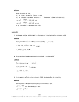 Heat and Mass Transfer 2nd Edition Kurt Rolle Solutions Manual | PDF