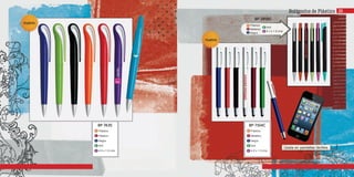 Bolígrafos de Plástico
BP-7435
Plástico
Plástico
Negra
N/A
4.5 x 1.0 cms
m
c
t
g
a
BP-7104C
Plástico
Metálico
Negra
N/A
4.5 x 1.0 cms
m
c
t
g
a
29
BP-3818C
Plástico
Metálico
Negra
m
c
t
g
a
N/A
5.1 x 1.9 cms
Úsala en pantallas táctiles.
nuevo
nuevo
 