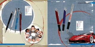 Bolígrafos Metálicos
FM-040
Metálico
Metálico
Negra
N/A
4.5 x 1.6 cms
m
c
t
g
a
AL-9029
Aluminio
Metálico
Negra
N/A
4.5 x 1.6 cms
m
c
t
g
a
37
 