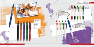 Bolígrafos de Plástico 7
BP-2007C
Plástico
Plástico
Negra
N/A
3.8 x 1.9 cms
m
c
t
g
a
BP-2040
Plástico
Plástico
Negra
Goma
3.8 x 1.3 cms
m
c
t
g
a
GH-1527A
m
c
t
g
a
Plástico
Plástico
Negra
N/A
4.5 x 2.5 cms
m
c
t
g
a
 