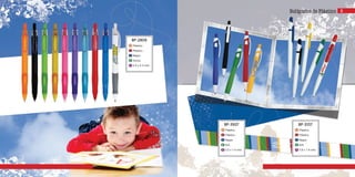 BP-3937
Plástico
Plástico
Negra
N/A
3.2 x 1.0 cms
m
c
t
g
a
BP-3157
Plástico
Plástico
Negra
N/A
3.8 x 1.9 cms
m
c
t
g
a
Bolígrafos de Plástico 9
BP-2809
Plástico
Plástico
Negra
Goma
4.5 x 2.3 cms
m
c
t
g
a
 