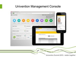 Univention Summit 2015 – better together
Univention Management Console
 