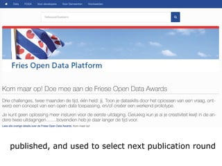 published, and used to select next publication round
 