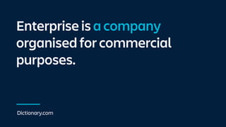 Building Apps With Enterprise in Mind