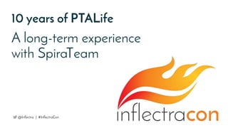 10 years of PTALife
A long-term experience
with SpiraTeam
@Inflectra | #InflectraCon
 