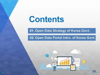 01. Open Data Strategy of Korea Govt.
02.
 