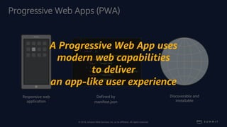 Taking your Progressive Web App to the Next Level - AWS Summit Sydney 2018