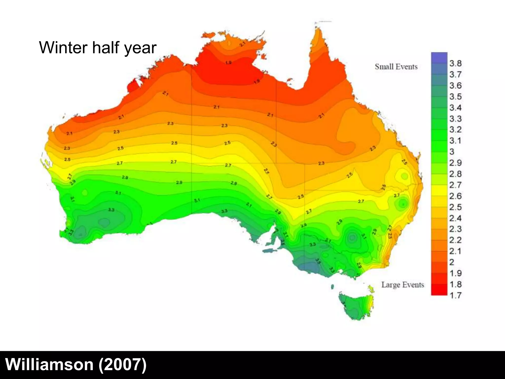 Winter half year




Williamson (2007)
 
