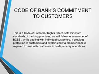BCSBI & Banking Ombudsman | PPTX