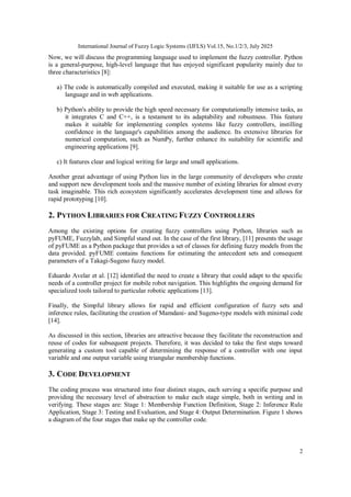 Development of a Single-Variable Fuzzy Controller in Python Without ...