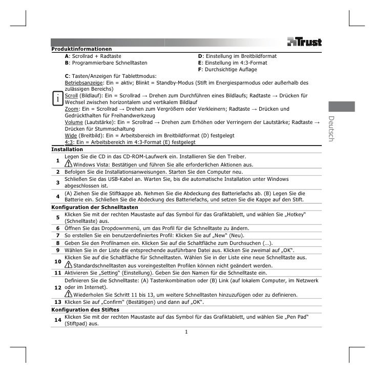 Driver Trust Widescreen Tablet For Windows 10 Download