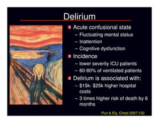 Sleep in the ICU The Next Delirium Frontier? | PDF
