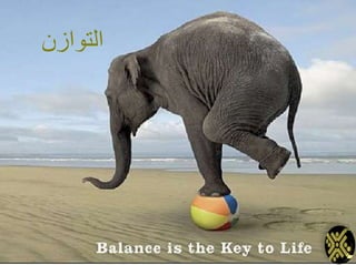 ‫التوازن‬
 