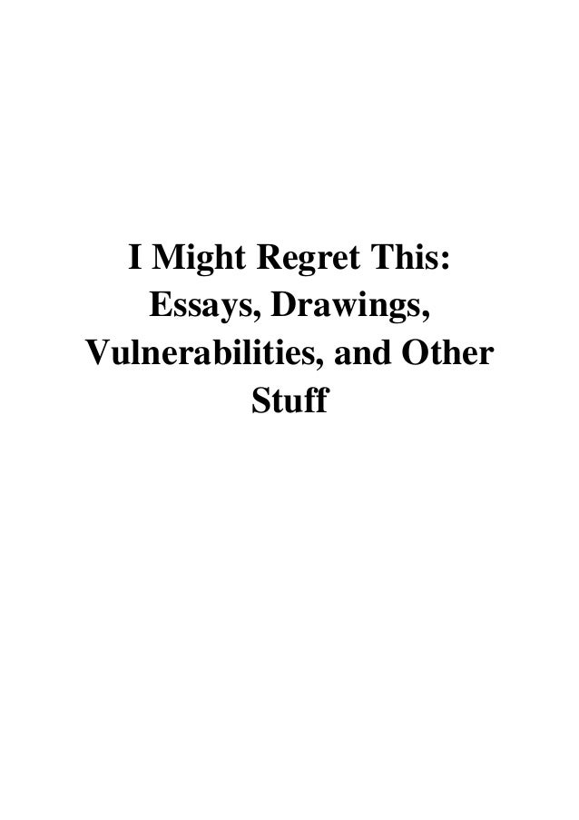 regret essay