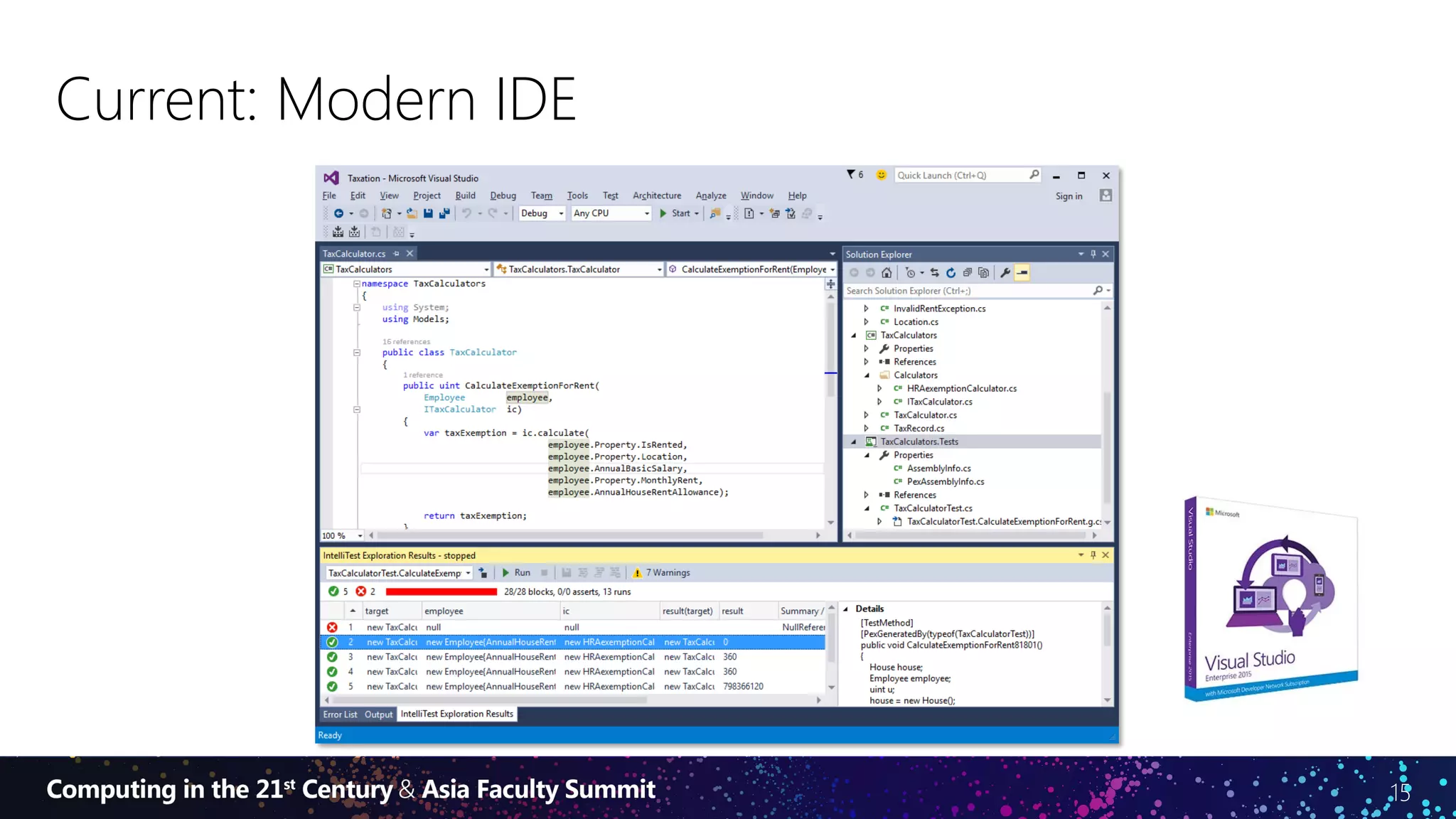 15
Current: Modern IDE
 