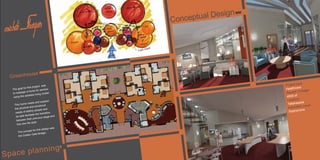 The goal for this project was
to redesign a home for seniors
using the assisted living model.
This home meets and support
the physical and emotional
needs of elderly people and
be able facilitate the transition
between their previous stage and
this new life style.
The concept for this design was
the Golden Gate Bridge.
Greenhouse
Conceptual Design
Project type:
Healthcare
Square Footage:
4000 sf
Location:
Tallahassee
Education Level:
Sophomore
Space planning
 